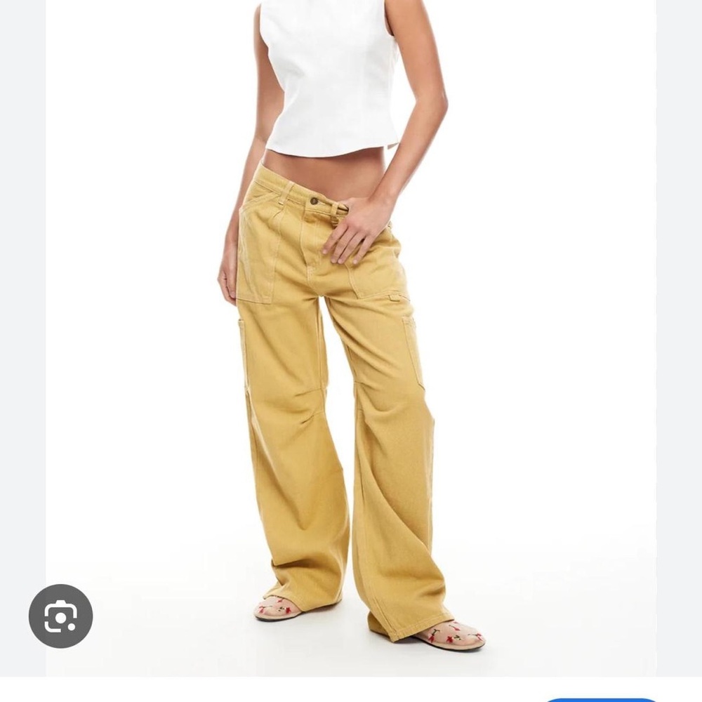 Lioness Yellow Wide-Leg Pants
